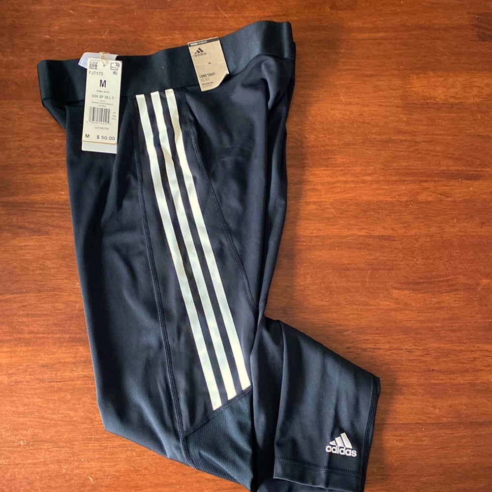 Womens Adidas mid rise training leggings new with tags size medium